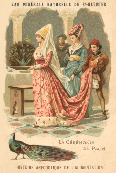 Ceremonie van de pauw door French School