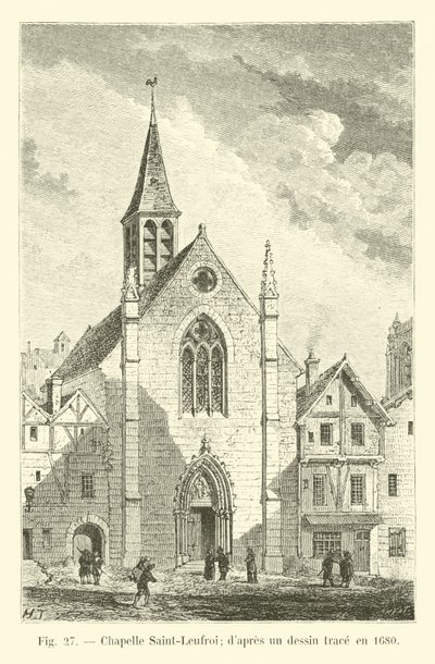 Kapel Saint-Leufroi door French School