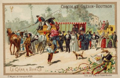 Charabanc door French School