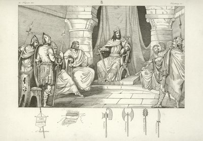 Charibert I, Frankische koning van Parijs door French School