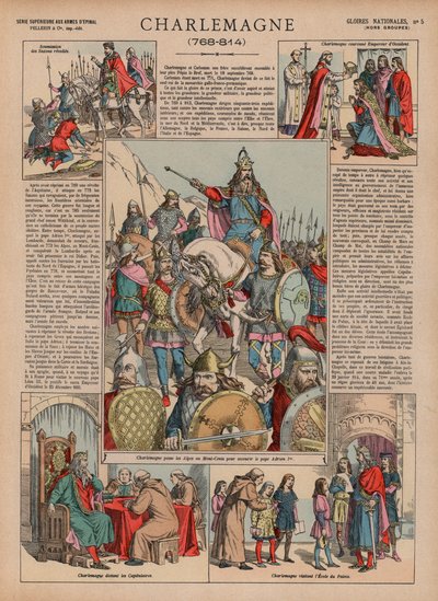 Karel de Grote, 768-814 door French School