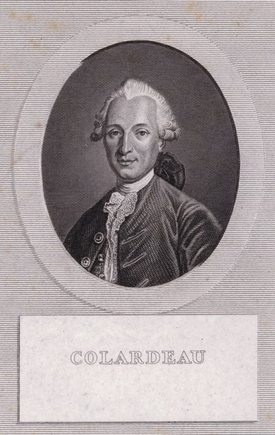 Charles-Pierre Colardeau, Franse dichter (gravure) door French School