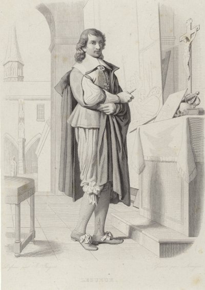 Charles Alexandre Lesueur door French School