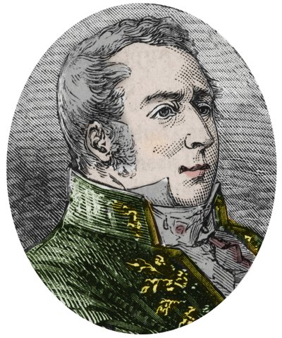 Charles Augustin Coulomb (1736-1806), wetenschapper, ingenieur, natuurkundige - Gravure in 