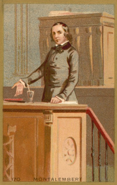 Charles Forbes Rene de Montalembert door French School