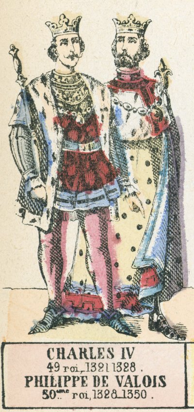 Karel IV, 49e koning door French School