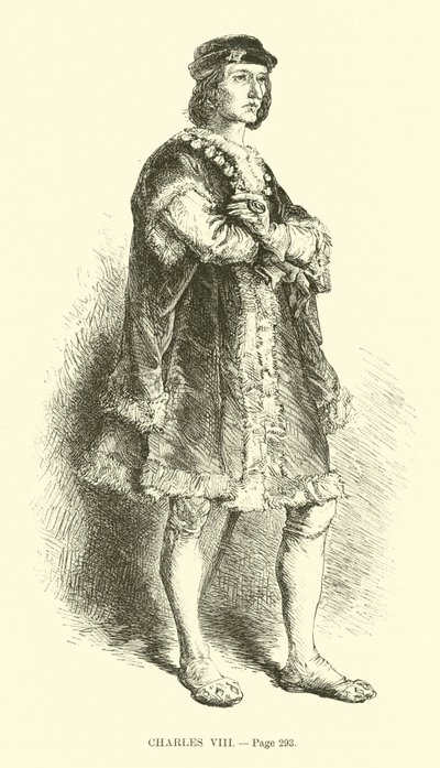Karel VIII door French School