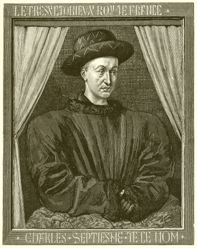 Karel VII door French School