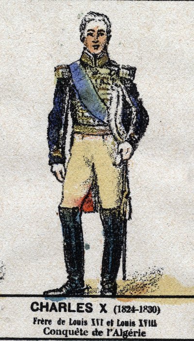 Karel X (1757-1836), koning van Frankrijk. In 