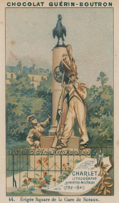 Charlet, Lithograaf & Militaire Schilder, 1792-1845, Opgericht op Square de la Gare de Sceaux door French School