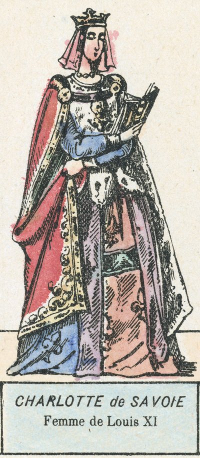 Charlotte van Savoye, vrouw van Lodewijk XI door French School