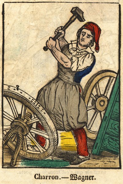 Charron (wagenmaker); Serie over ambachten (spinal afbeelding 19e eeuw) door French School