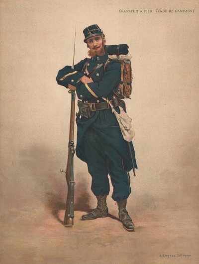 Voetjager, veldtenue door French School