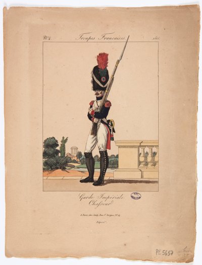 Chasseur van de Keizerlijke Garde, Franse troepen nr. 4 door French School