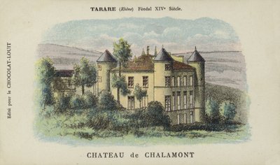 Kasteel van Chalamont, Tarare, Rhone door French School