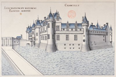 Kasteel van Chantilly door French School