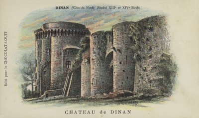 Kasteel van Dinan, Dinan, Cotes-du-Nord door French School