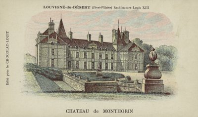 Kasteel van Monthorin, Louvigne-du-Desert, Ile-et-Vilaine door French School