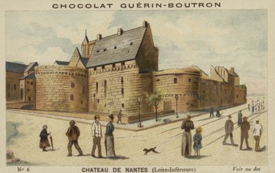 Kasteel van Nantes, Loire-Inferieure door French School