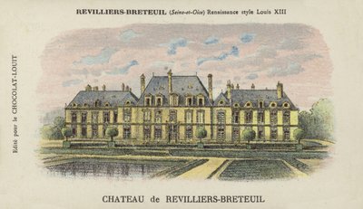 Kasteel van Revilliers-Breteuil, Revilliers-Breteuil, Seine-et-Oise door French School