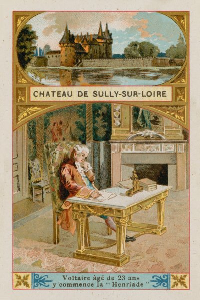 Kasteel van Sully-sur-Loire door French School