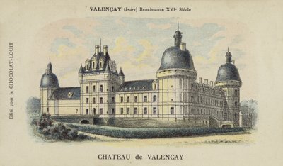 Kasteel van Valencay, Valencay, Indre door French School