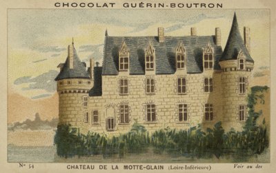 Kasteel van la Motte-Glain, Loire-Inferieure door French School
