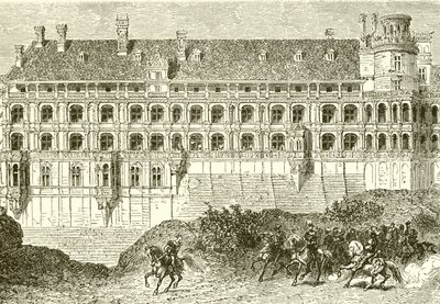 Chateau des Blois door French School
