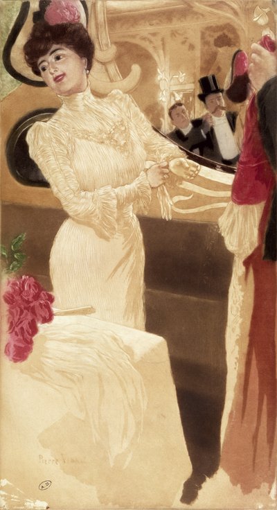 Chez Maxims, ca. 1900 door French School