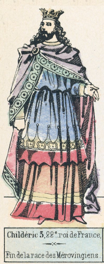 Childeric III, 22e koning van Frankrijk, Einde van de Merovingen door French School