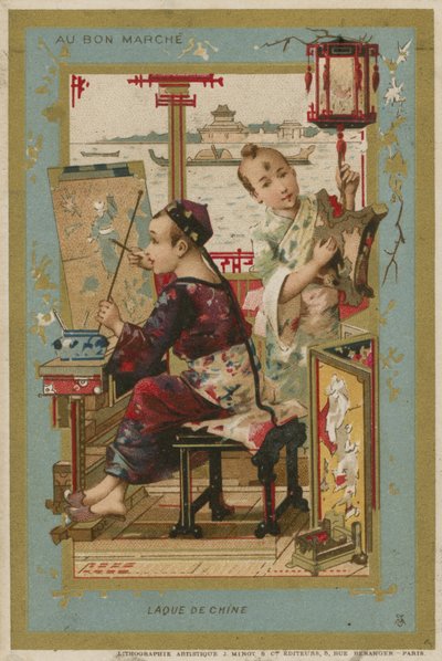 Chinese Lak door French School