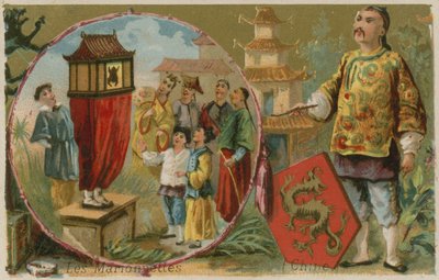 Chinese marionetten door French School