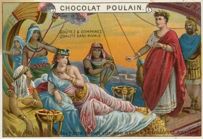 Chocolat Poulain handelskaart door French School