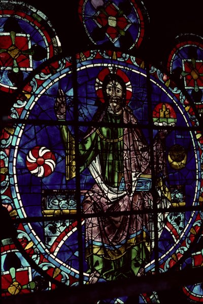Christus als de Logos, 13e eeuw door French School