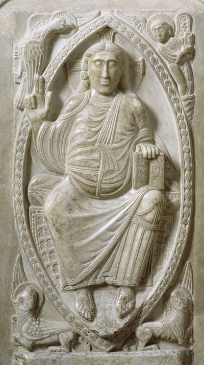 Christus in Majesteit, uit de omgang door French School