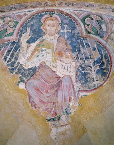 Christus in Majesteit, uit de crypte door French School
