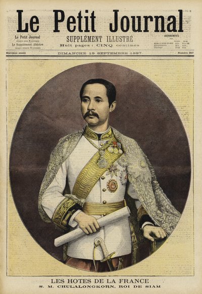 Chulalongkorn, Koning van Siam door French School