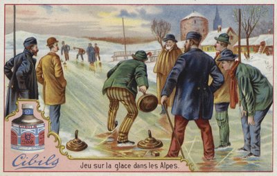 Cibils-kaart met curling door French School