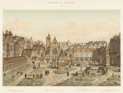 Cimetière des Innocents, 1550 door French School