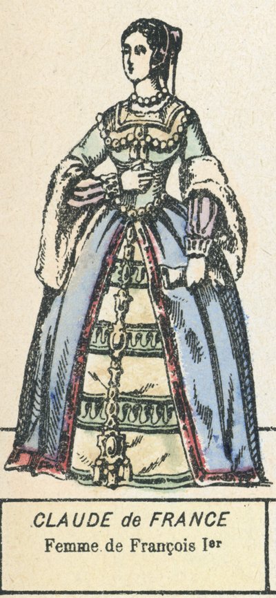 Claude van Frankrijk, Vrouw van Frans I door French School