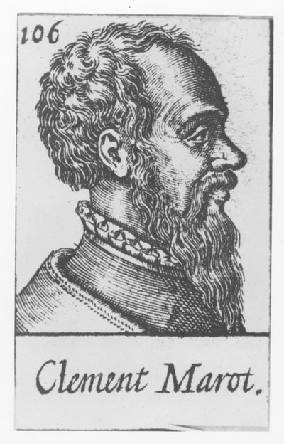 Clément Marot (gravure) door French School
