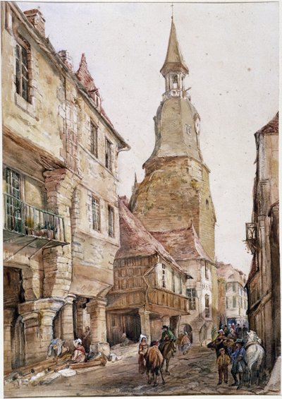 Klokkentoren in Dinan door French School