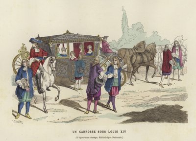 Koets, bewind van Lodewijk XIV van Frankrijk door French School