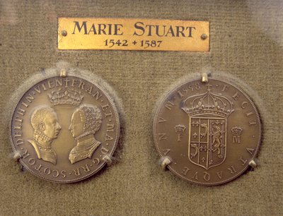 Munt geslagen na het huwelijk van Mary Queen of Scots (1542-87) en Frans II (1544-60) 1588 door French School