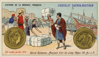 Munten van Julius Caesar, Romeins Gallië, 56 v.Chr. door French School