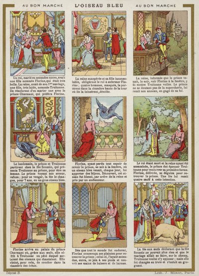 Stripverhaal - Blauwe Vogel door French School
