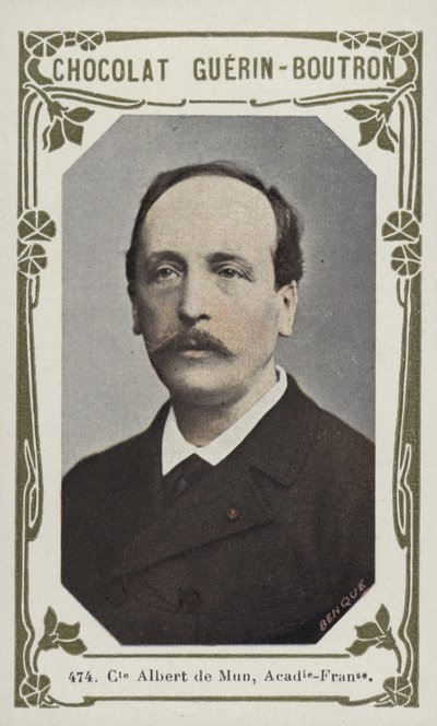 Graaf Albert de Mun, Academie-Francaise door French School