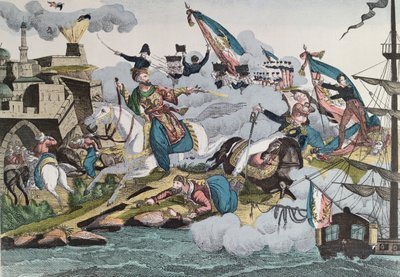 Verovering van Algiers door Franse troepen in 1830, ca. 1830-40 door French School