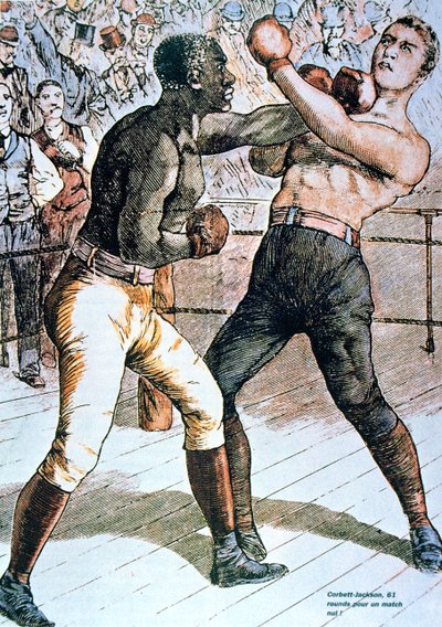 Corbett-Jackson: 61 Ronden voor een Geen Wedstrijd! 1891 door French School