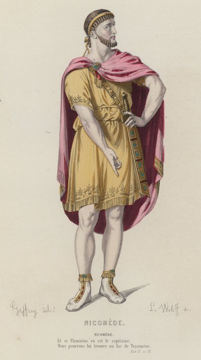 Corneille, Nicomede, Act II, Sc III door French School